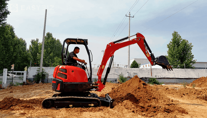 The movements of the boom, bucket arm and bucket are smoothly connected, and they are stably supported by the track chassis