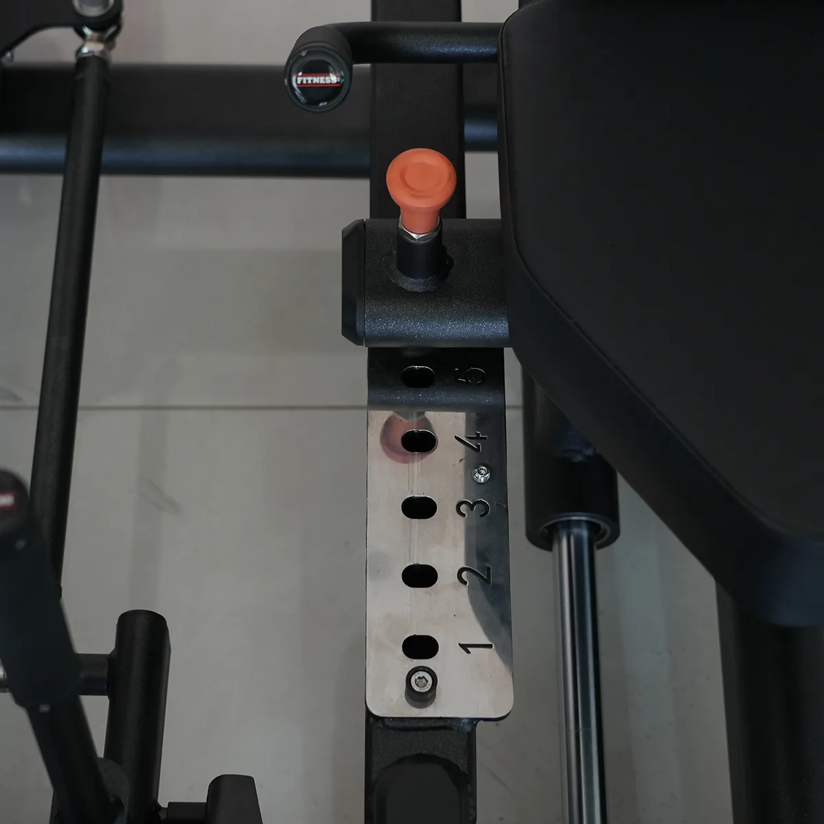 Máy ép chân sâu-Xem chi tiết-Cơ chế điều chỉnh chiều cao ghế