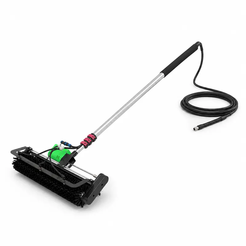 Roller brush photovoltaic cleaning machine