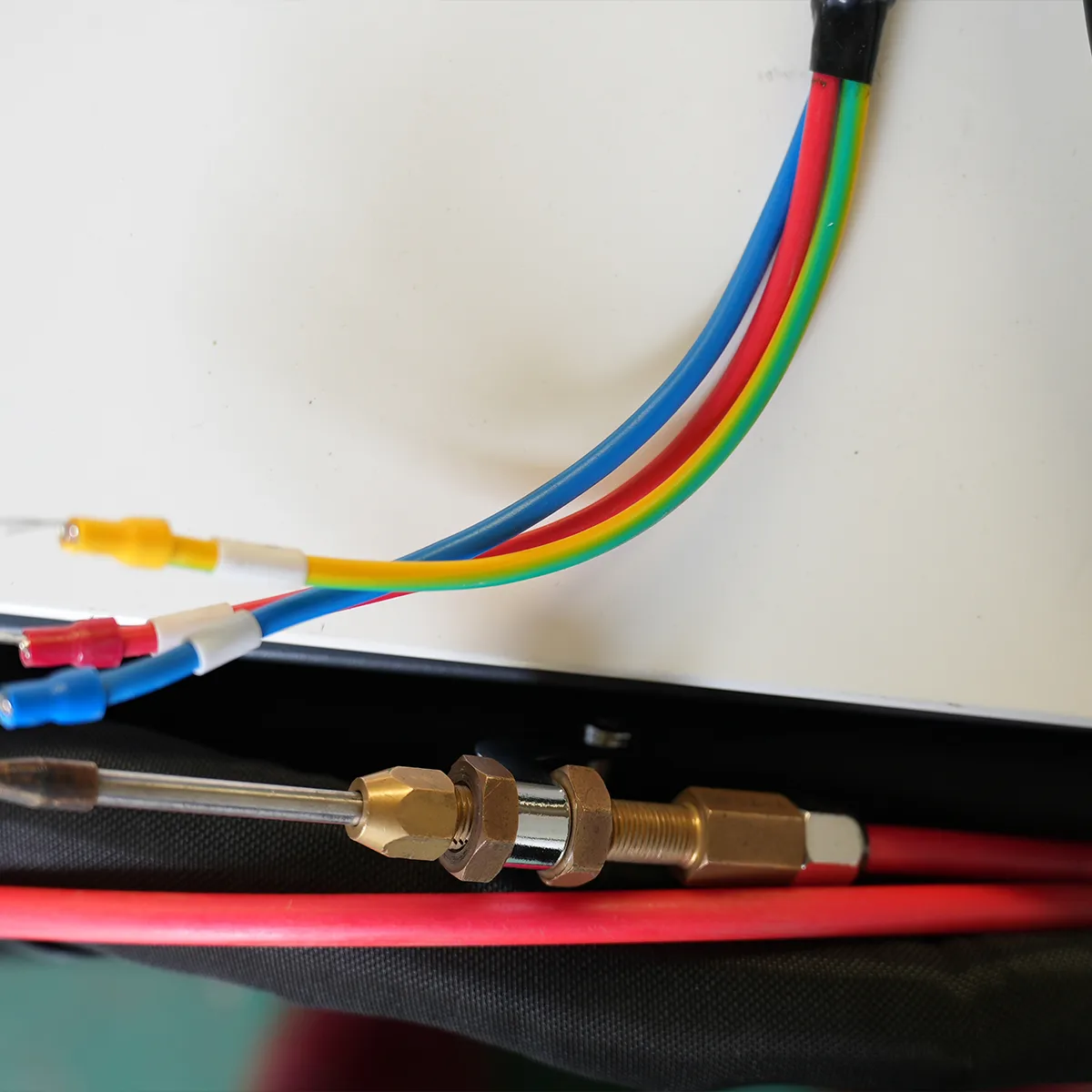 Kabel-und Luft schaltung klemmen block