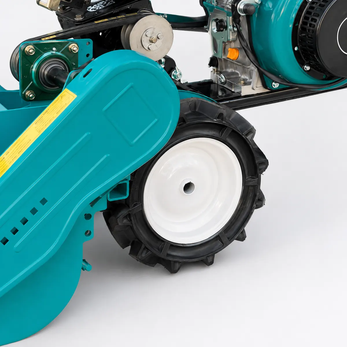 Details - Hand getriebenes-188 diesel getriebenes 60-Zoll-Mulcher-rutsch feste Antriebs räder mit tiefem Profil