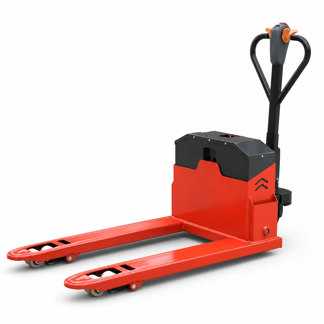 Orange economic-model all-electric pallet truck