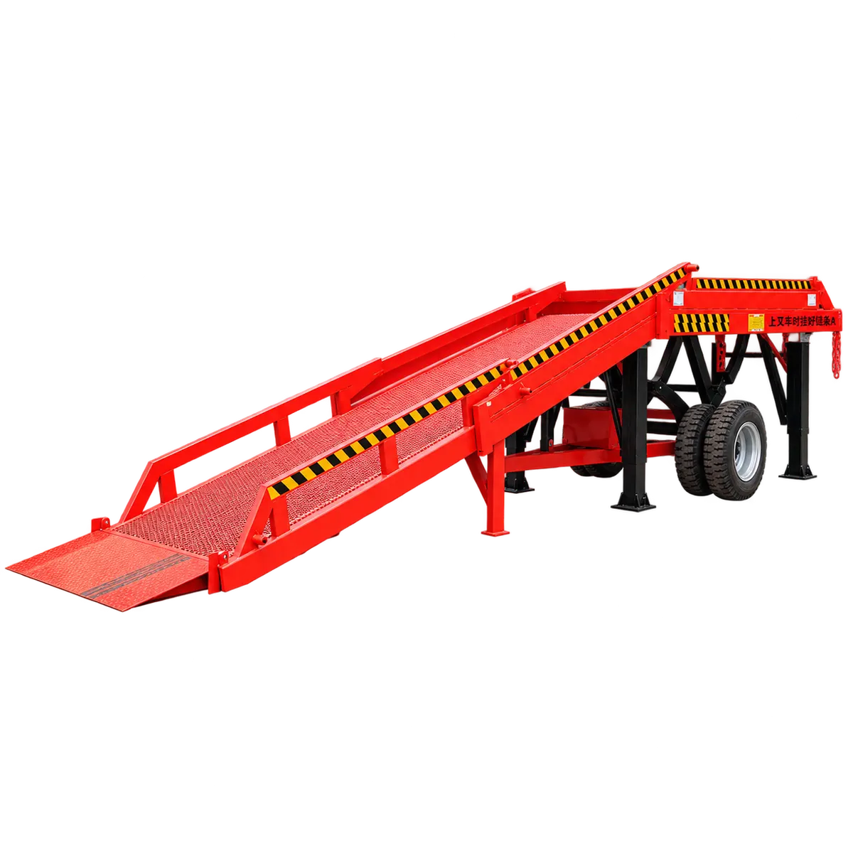 Three-Fold Mobile Yard Ramp
