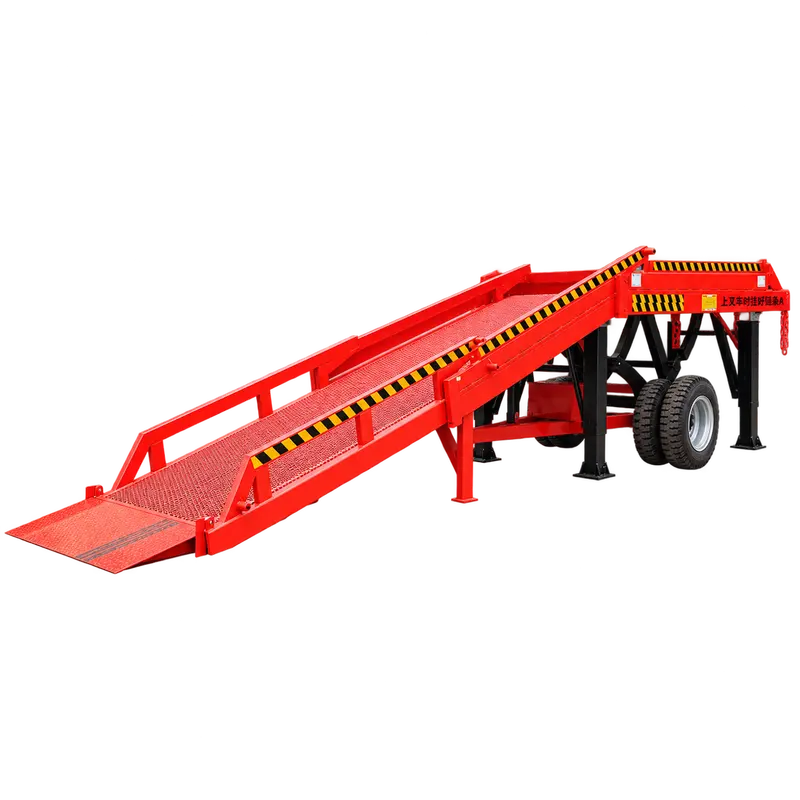 Three-Fold Mobile Yard Ramp