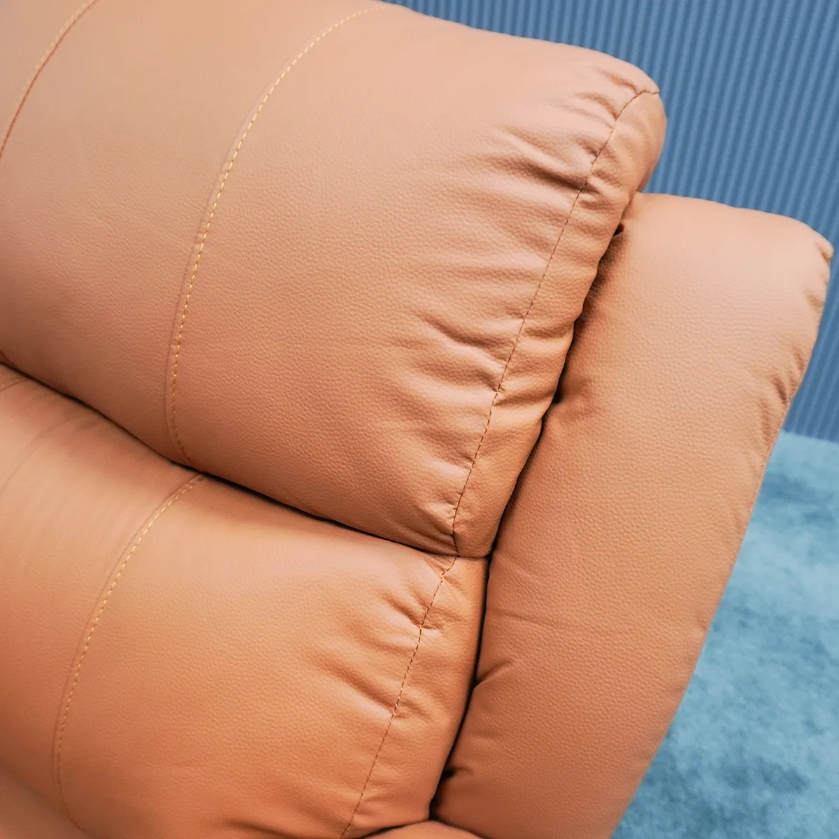 Backrest side seam