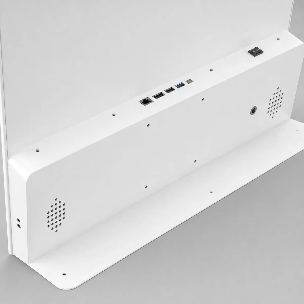 AoZhen 23,8 hüvelykes asztali monitor – részletek – hátlap szerelése és rögzítőlyukak