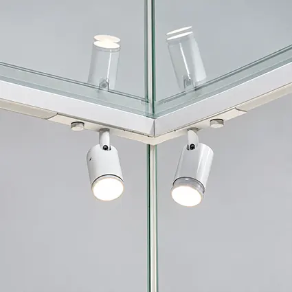 Supporto doppio Spotlight da 9